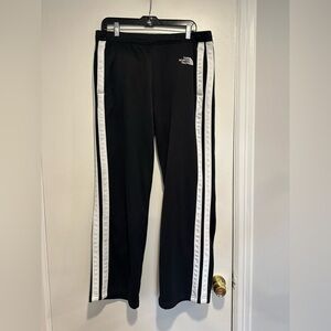 The North Face Y2K Men’s SzL Black White Side Stripe Wide Leg Track Jogger Pants